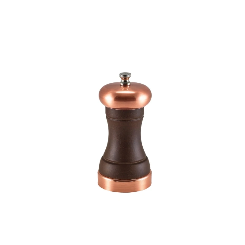 Salt/pepper London kvern kobberfarget 12 cm SPLND12C by Genware color Svart