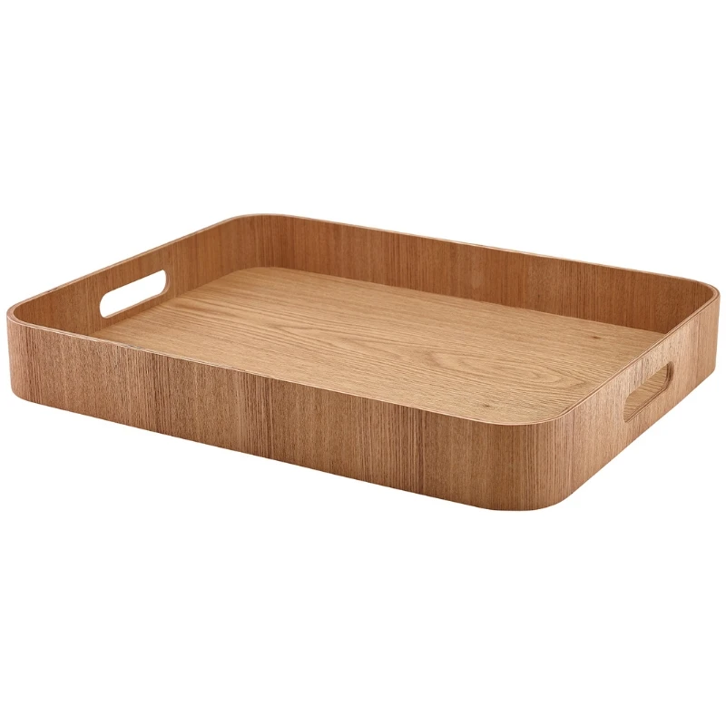 Tjenerbrett Lys Finér Tre 45,5 x 36 cm WVT-B4536L by Genware color Svart