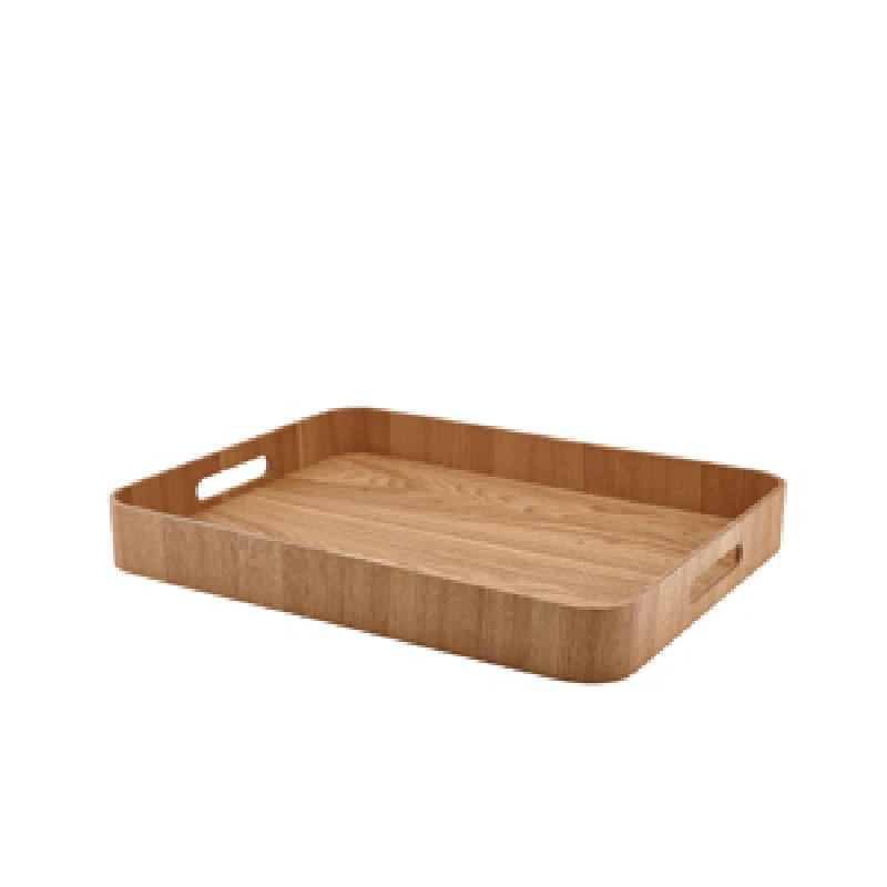 Kelnerbrett lys trefinér 50 x 38cm WVT-B5038L by Genware color Svart