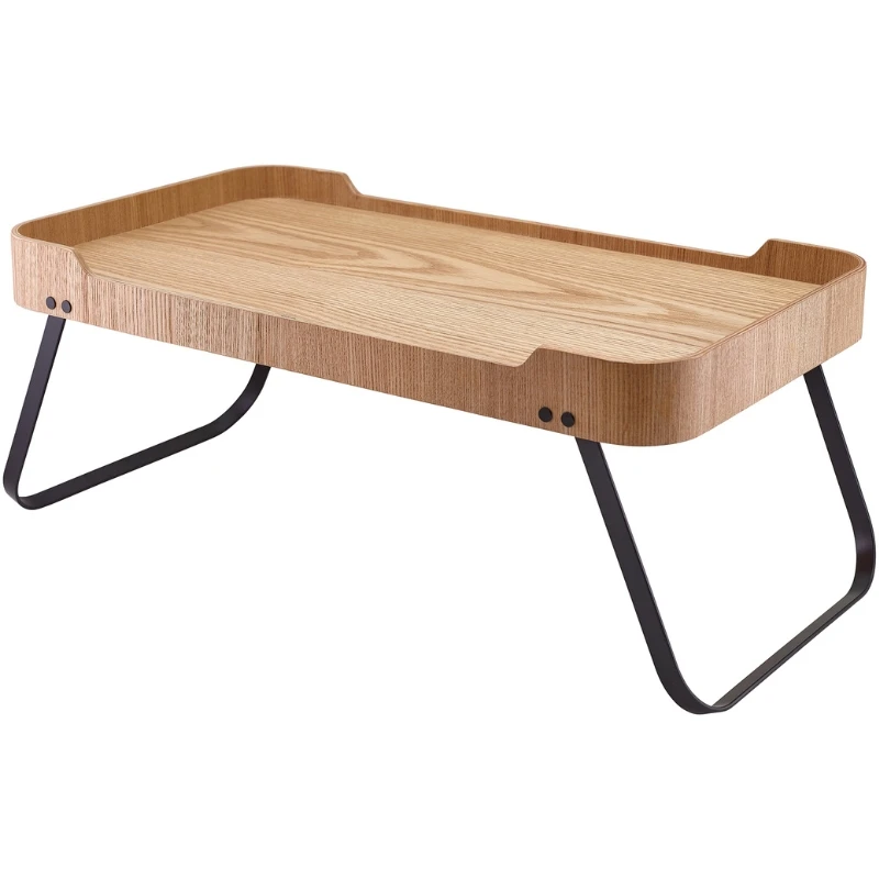 Roomservicebrett i lys trefinér 59 x 30 x 23 cm WVT-RS5930L by Genware color Svart