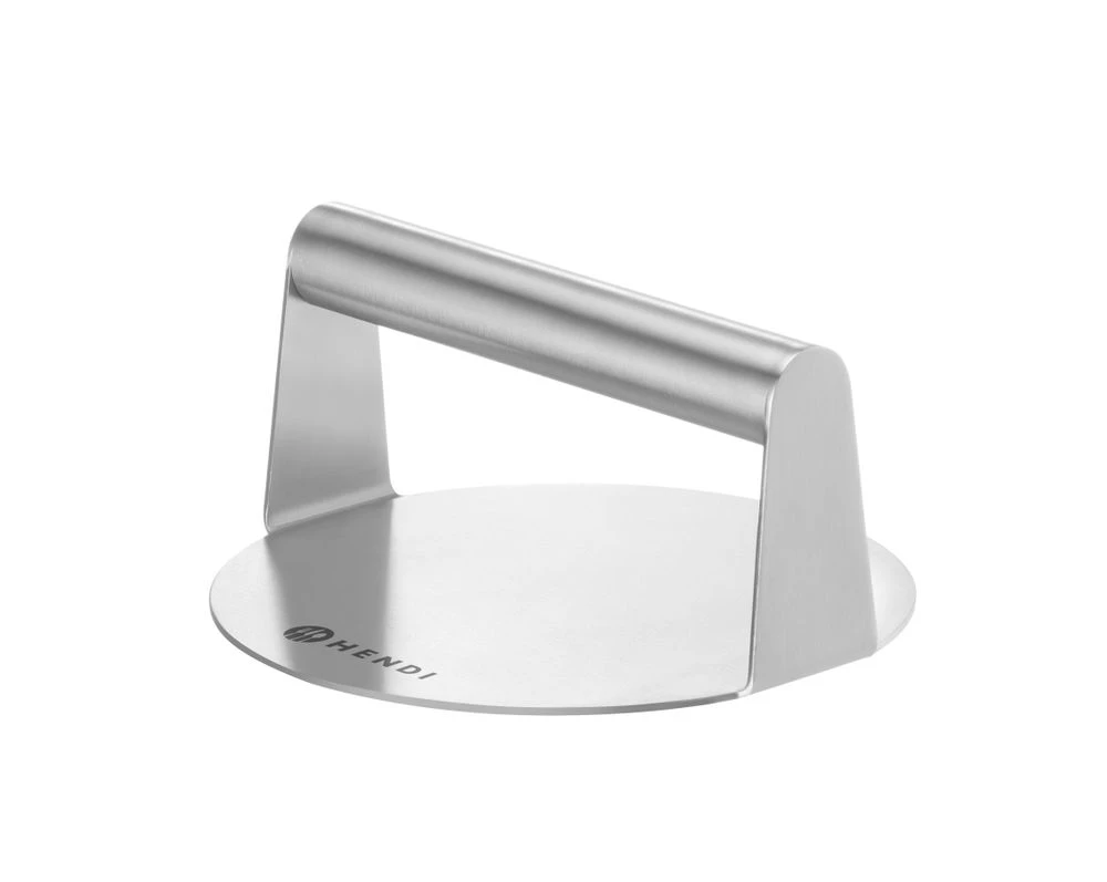 Smashburger-presse i rustfritt stål Ø16 cm 513132 by Hendi color Svart