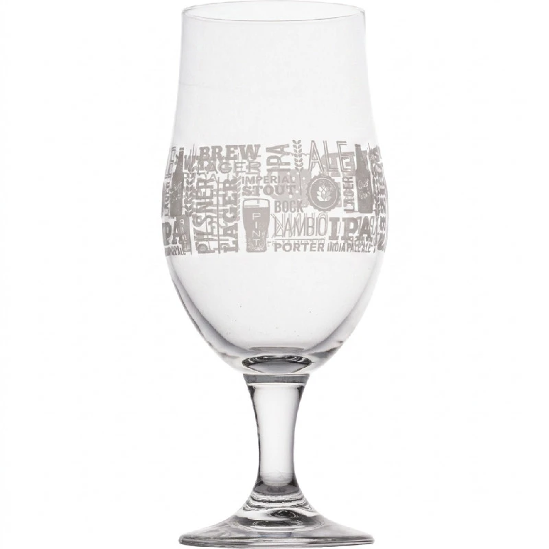 Ølglass med trykk 49 cl CC7001840  color Svart