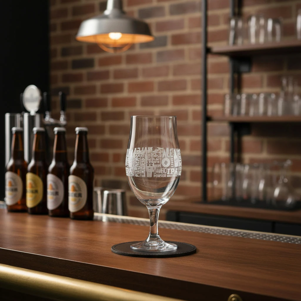 Ølglass med trykk 49 cl CC7001840  color Svart