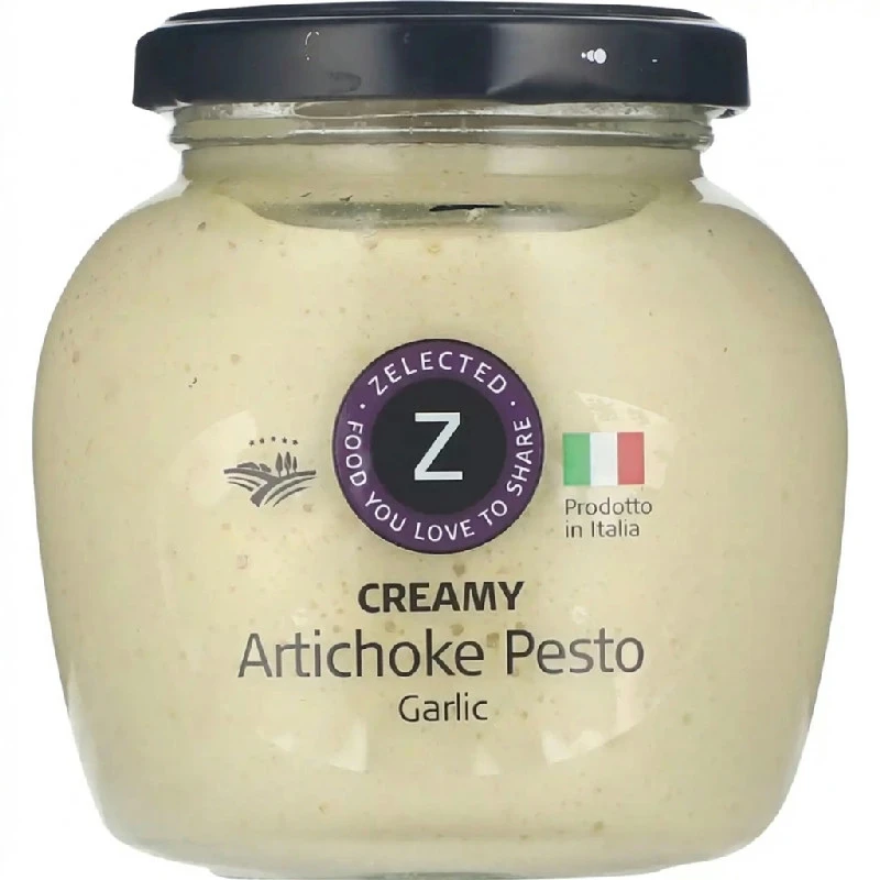Kremet Artisjokkpesto 190g Zelected 11442  color Svart