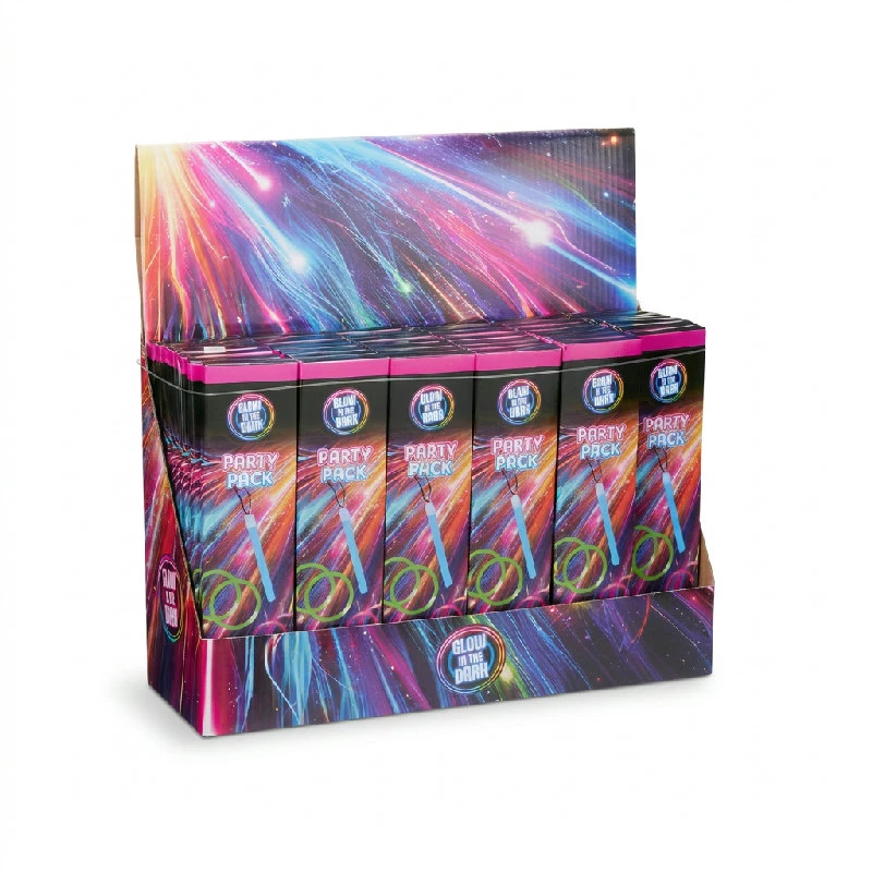 Selvlysende festpakke med glowsticks og tilbehør DL8000090  color Svart
