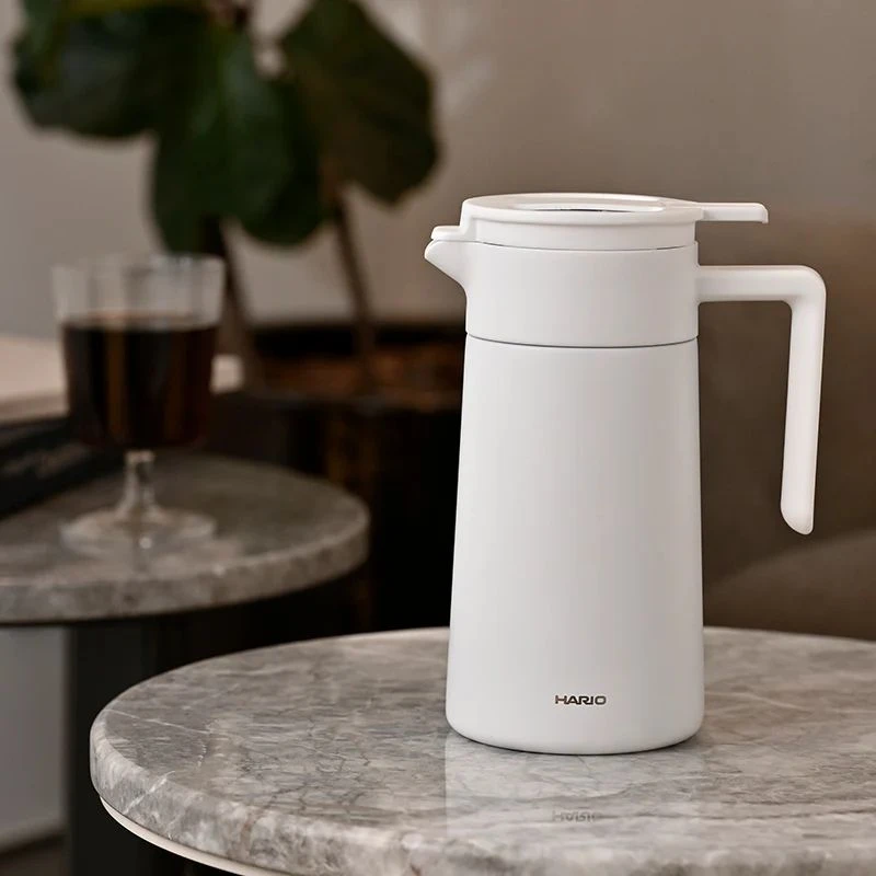 Termokanne med keramisk belegg 600 ml (dobbeltvegget) - Hario CHP-600-W  color Svart
