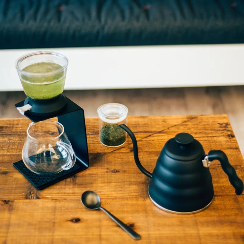 V60 Drip Kjele "Buono" Matt Svart 800ml - Hario VKBR-120-MB  color Svart