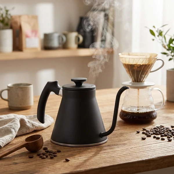 V60 Drip Kjele Fit Matt Svart - Hario VKF-120-MB  color Svart