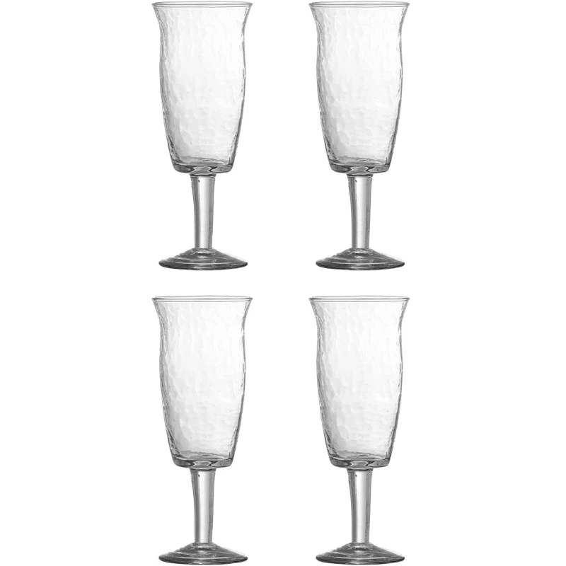 Asha Vinglass, Klar, Resirkulert Glass 4 stk 82068389  color Helder