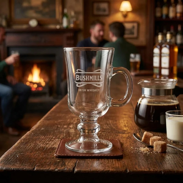 Bushmills Irish Coffee-glass 25 cl Bushmillglas  color Helder