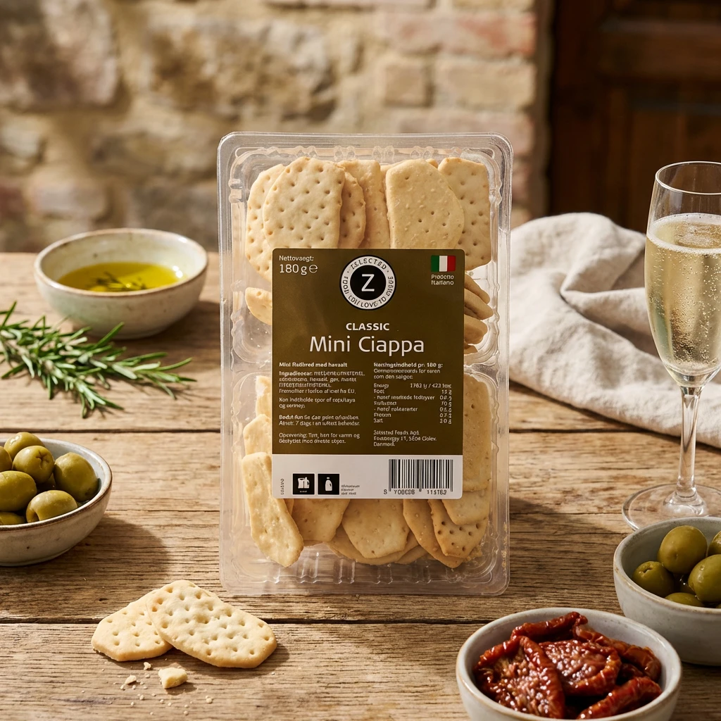 Zelected Mini Ciappa Classic Flatbrød 180g 11418  color Svart