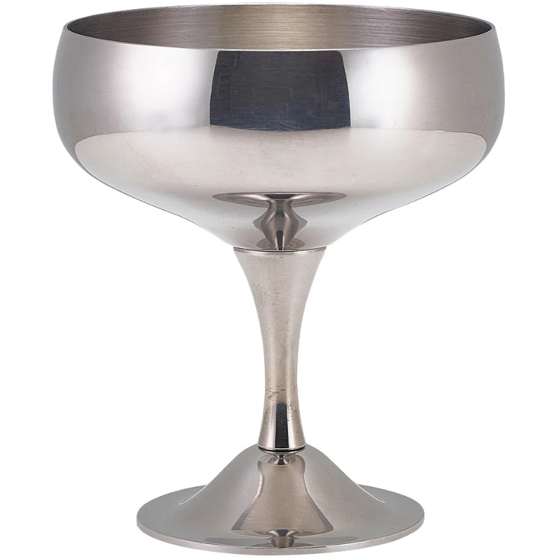 Coupeglass i rustfritt stål 22 cl - GenWare CPG220  color Svart