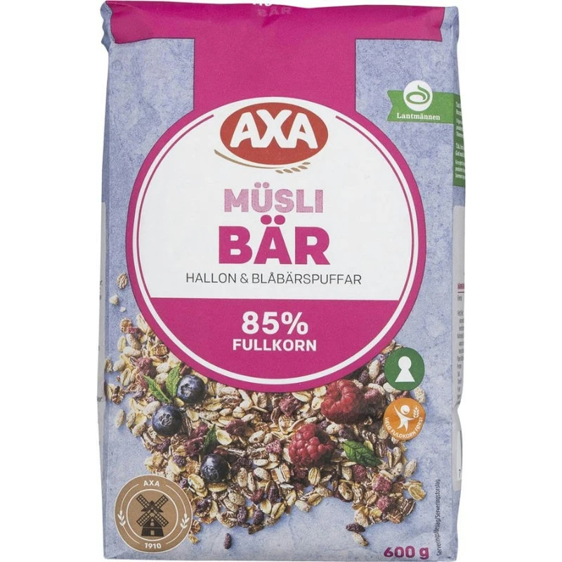 Müsli med bær 600 gram 217199  color Svart