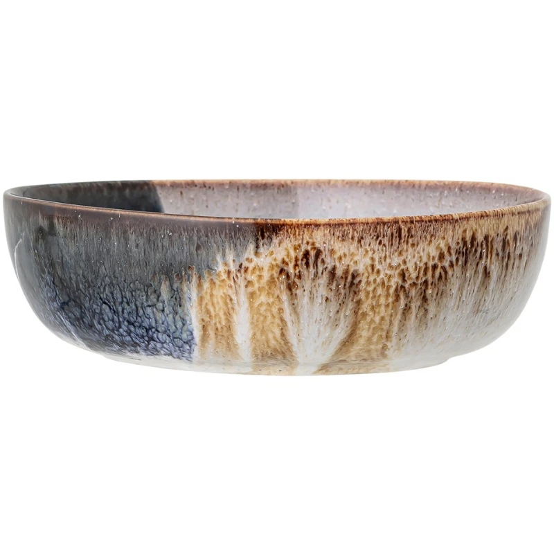 Jules Skål, Grå, Steintøy D17,5xH5,5 cm 750 ml 82046915  color Svart