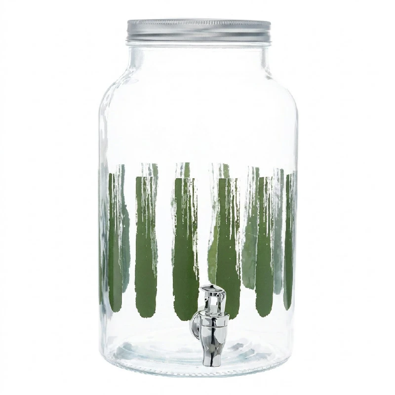 Drikkedispenser Glass Grønn 6L Ø17,8x30,4cm 494709  color Svart