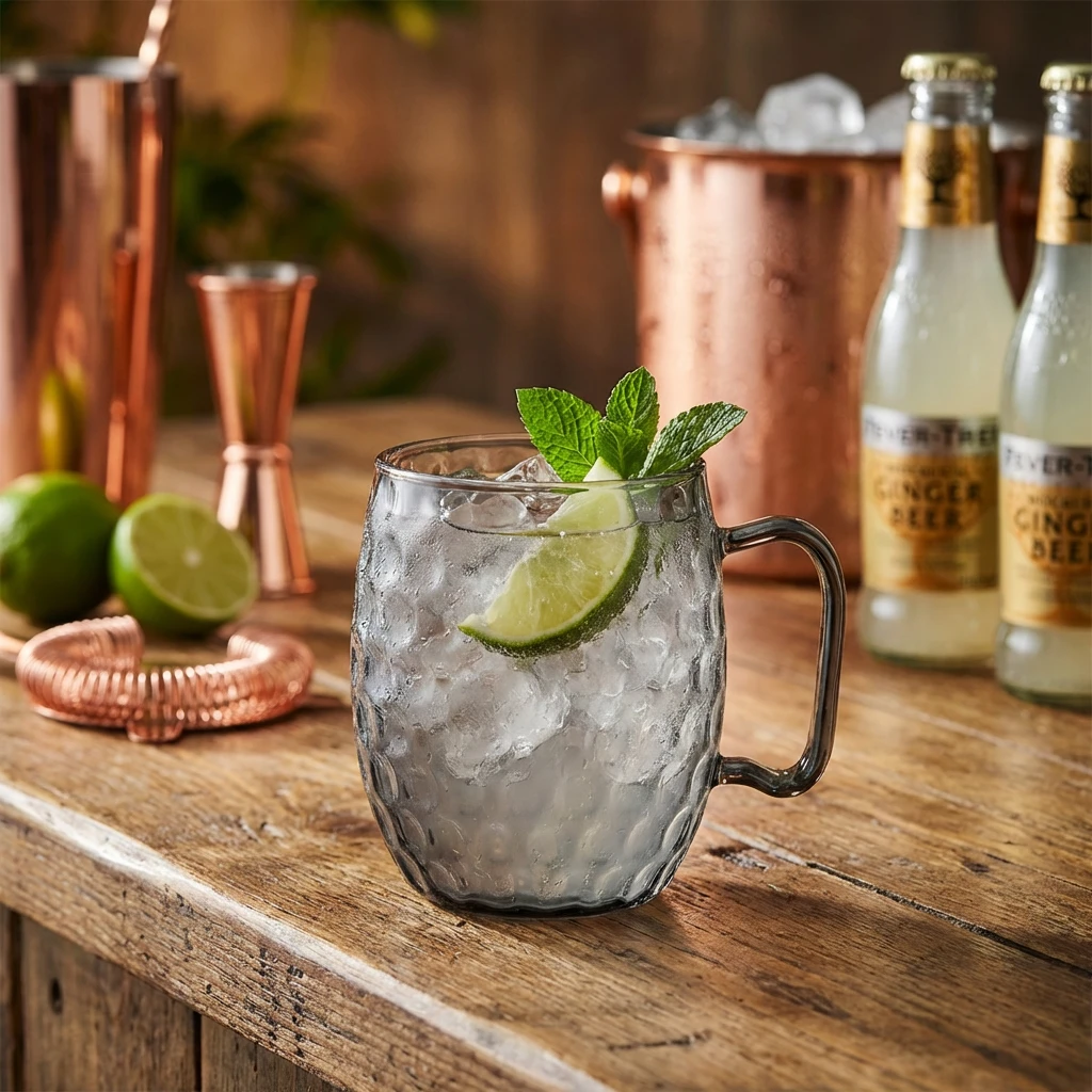 Moscow Mule Krus Hamret Sort 45cl 5657004  color Svart