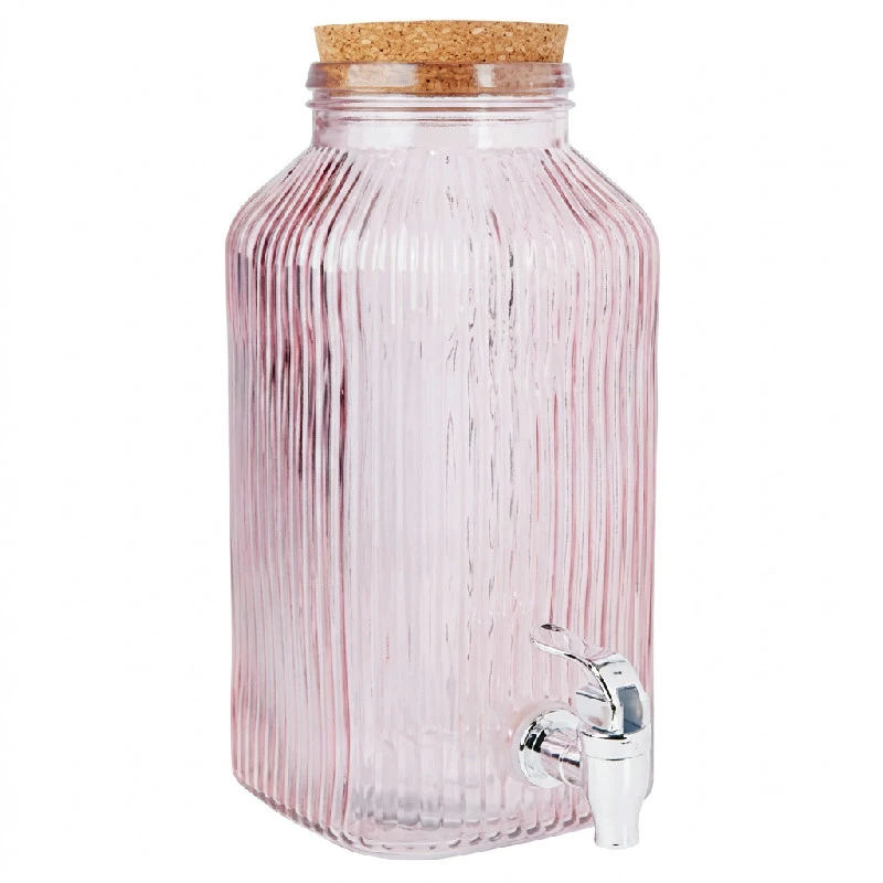 Drikkedispenser Glass Rosa 3,35L 5426006  color Svart
