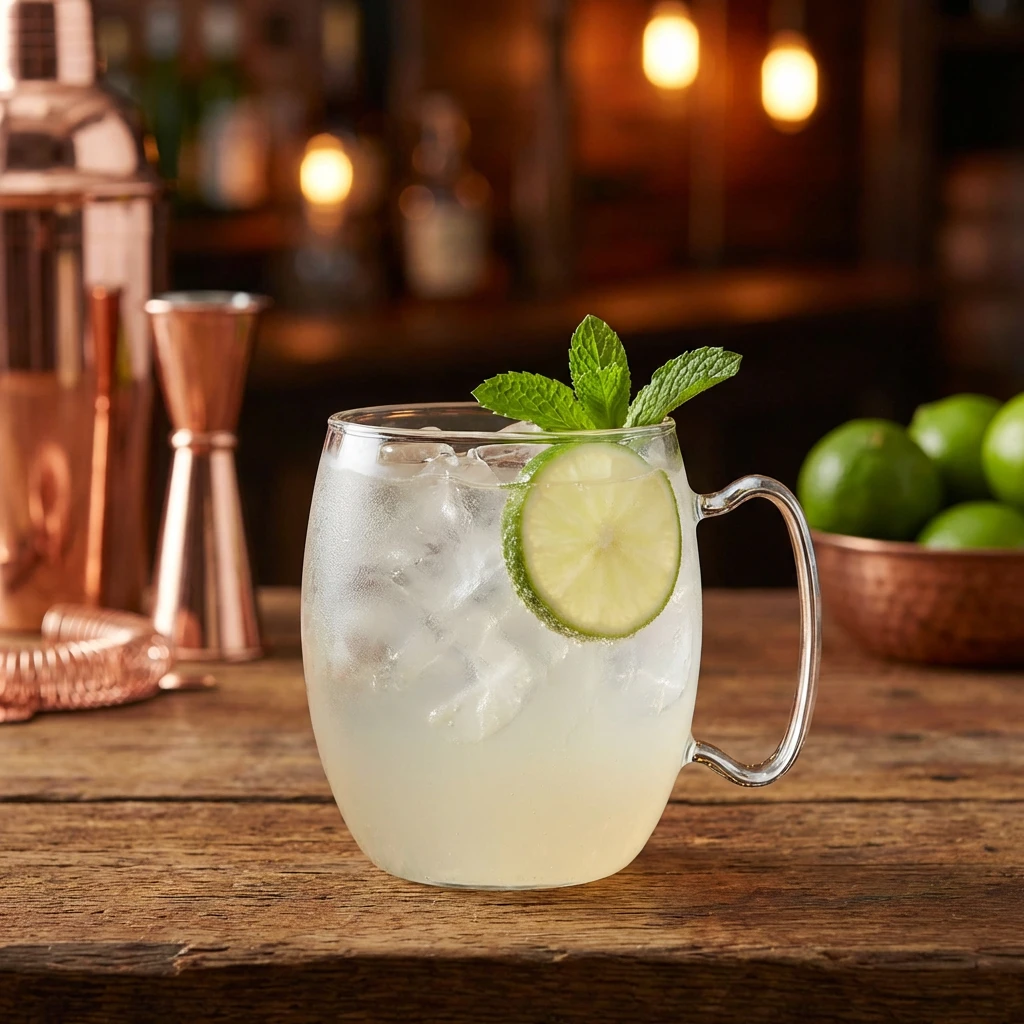 Moscow Mule Glass Borosilikatglass Transparent 5657001 by COSY & TRENDY color Svart