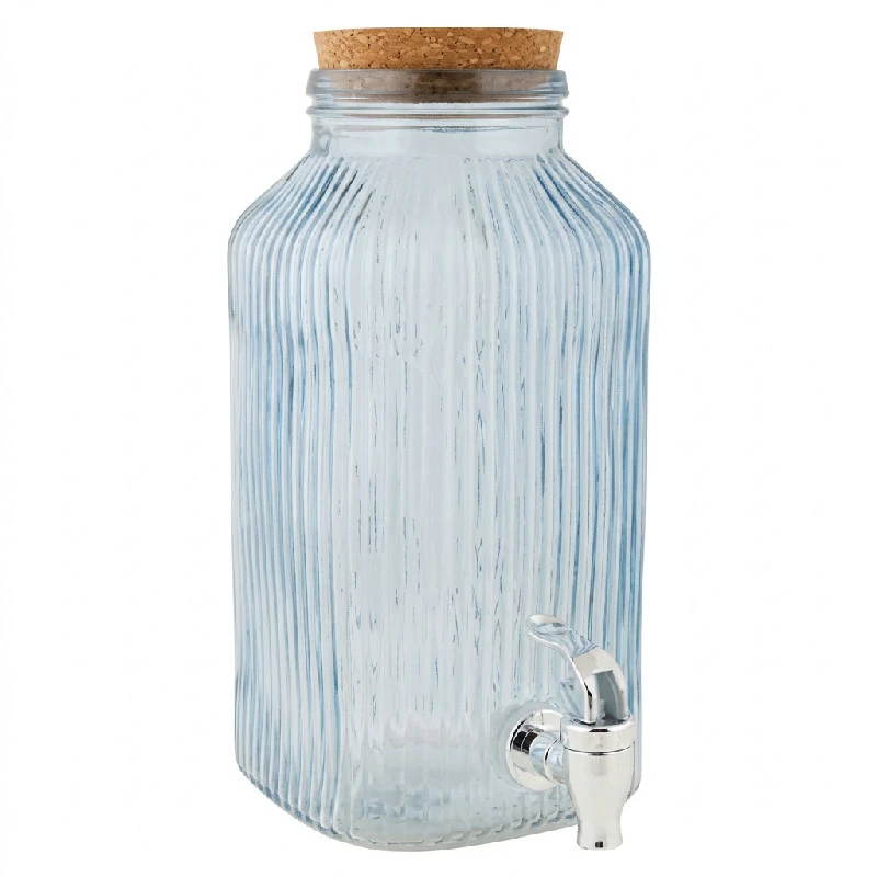 Drikkedispenser Glass Blå 3,35L 5426005 by COSY & TRENDY color Svart