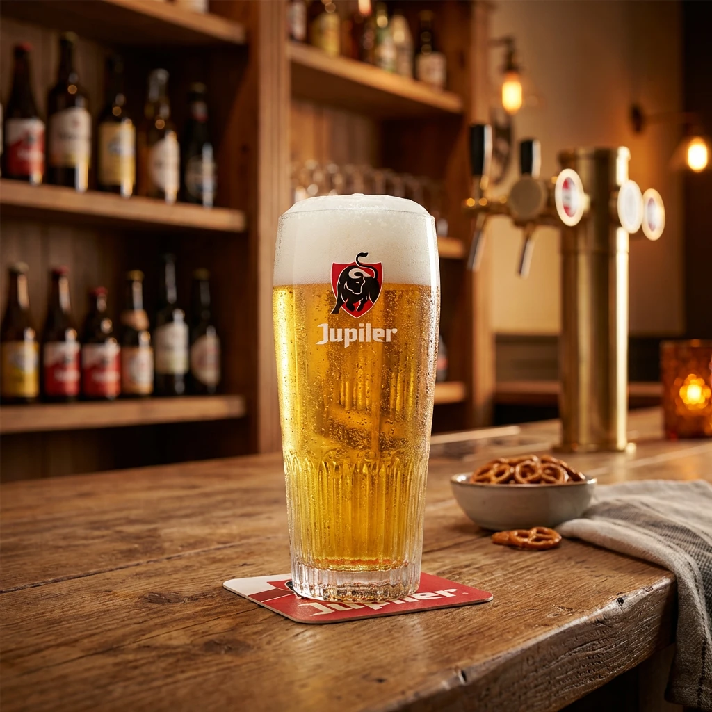Jupiler Ølglass 25cl 7581664 by BELGIAN BEER GLASSES color Svart
