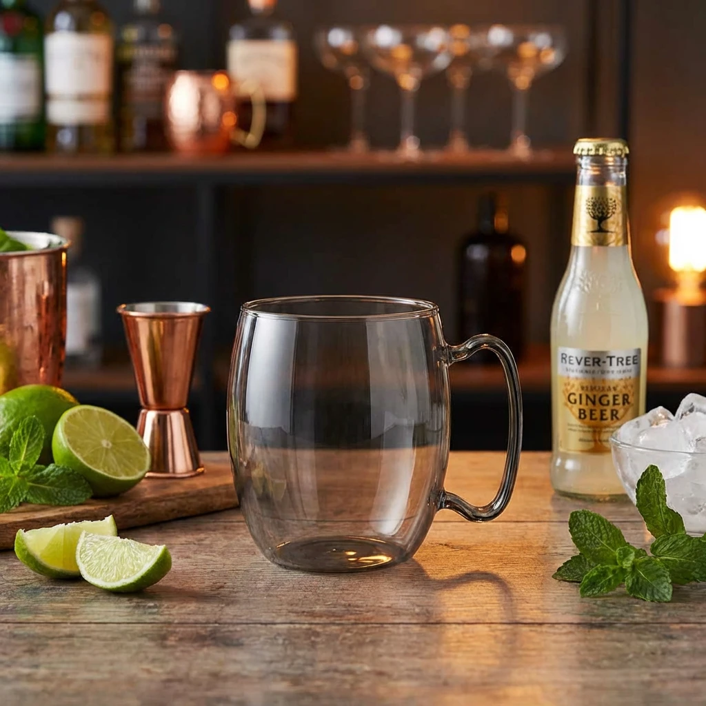 Moscow Mule Glass Sort 45cl 5657003 by COSY & TRENDY color Svart