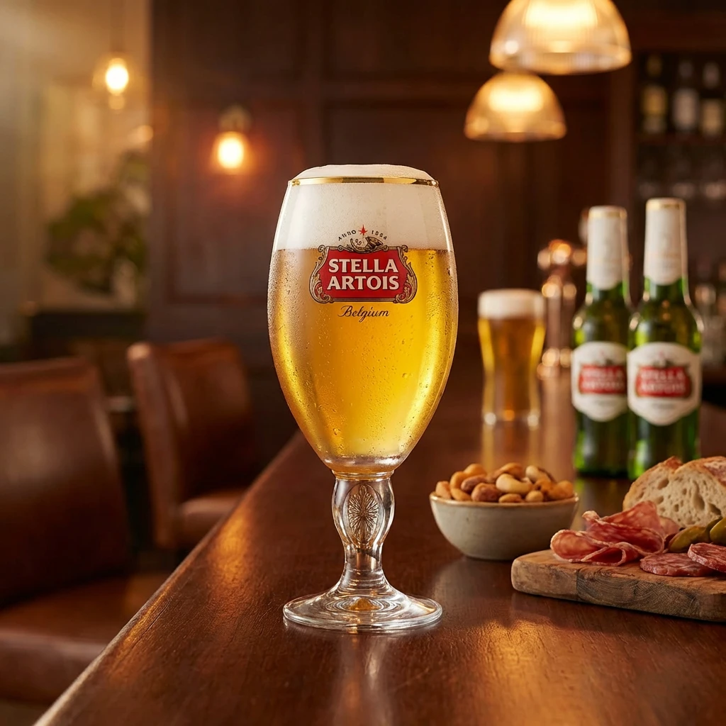 Stella Artois Ølglass 25cl Gaveeske 220182 by BELGIAN BEER GLASSES color Svart