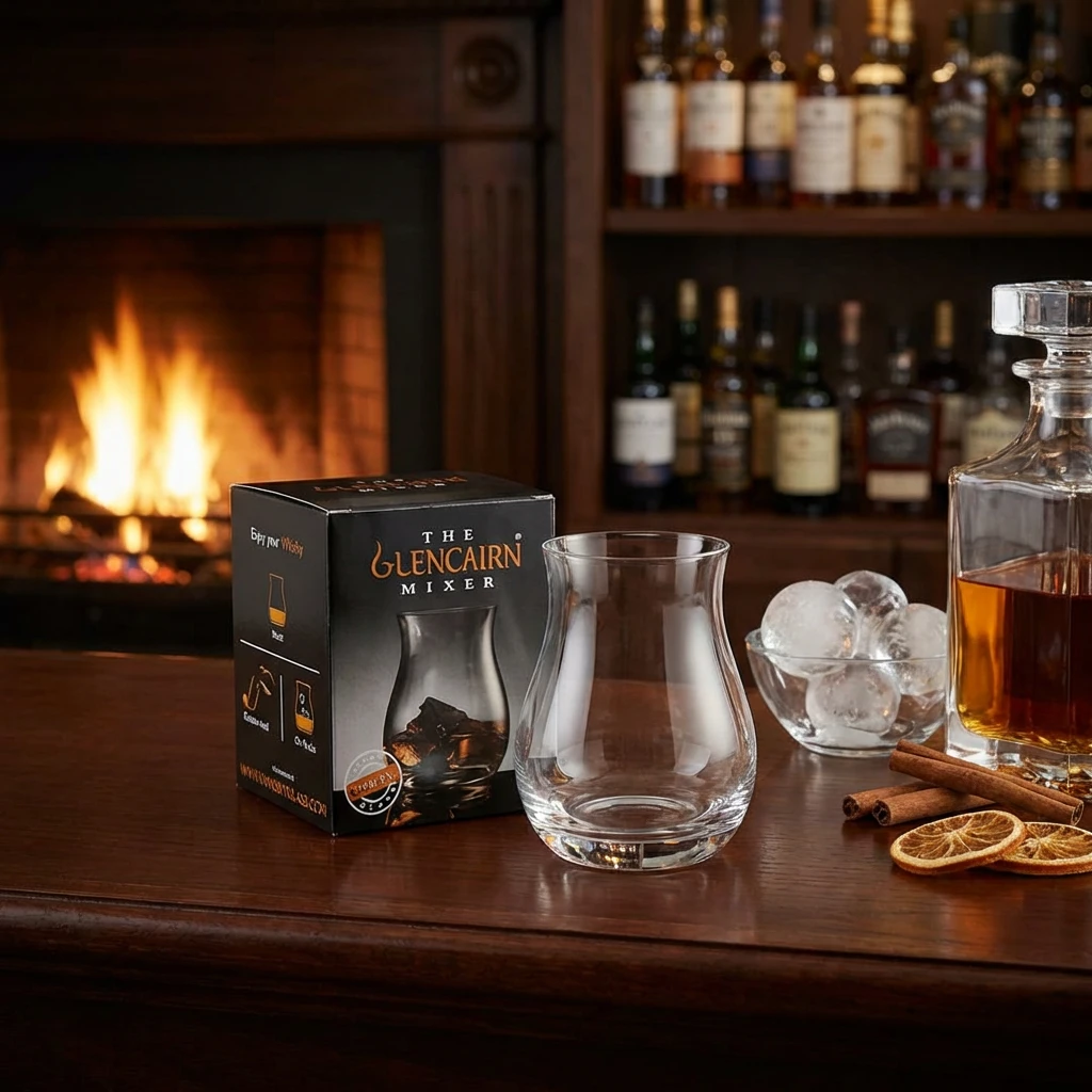 Glencairn Mixer Whiskyglass 35cl gaveeske 5313001 by GLENCAIRN color Svart