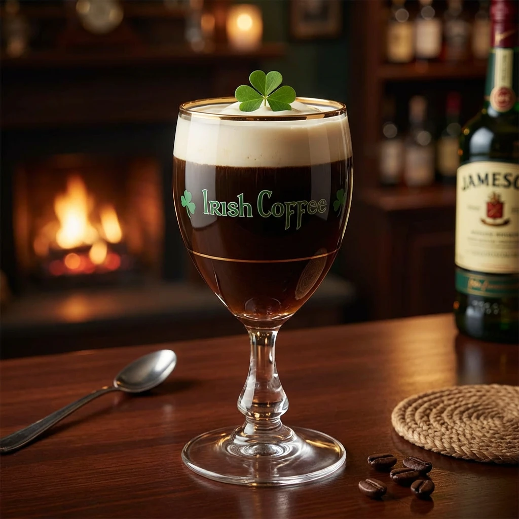 Irish Coffee Glass 24 cl 4 stk 1596176 by COSY MOMENTS color Svart