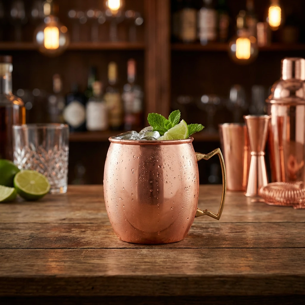Moscow Mule Krus Kobber 45cl 8,5x10cm 1270KOP by COSY & TRENDY color Svart