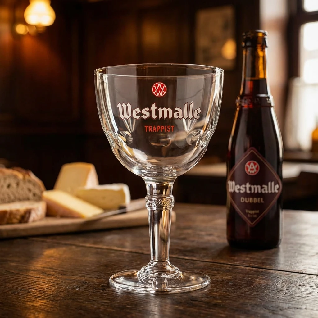 Ølglass 33 cl Gaveeske 220152 by BELGIAN BEER GLASSES color Svart