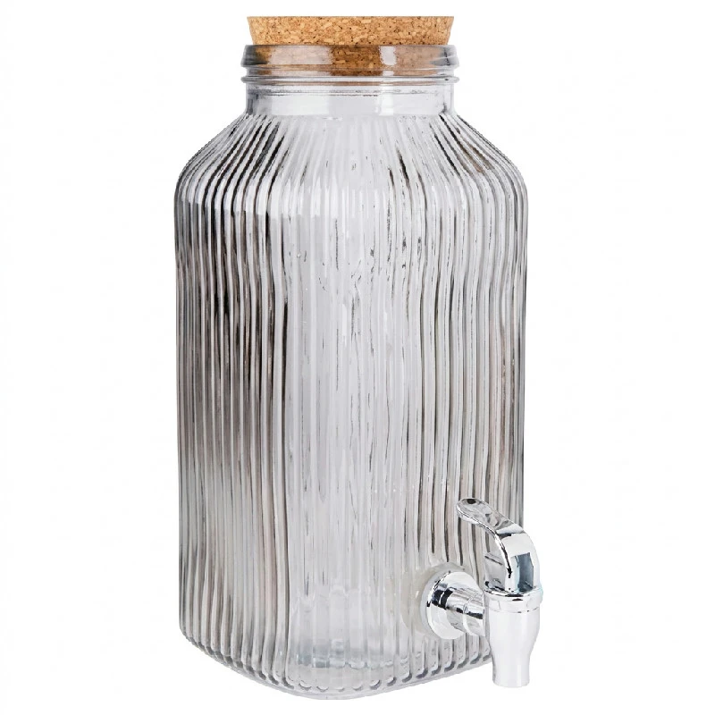 Juicedispenser Grå 3,35L Glass 5426008 by COSY & TRENDY color Svart