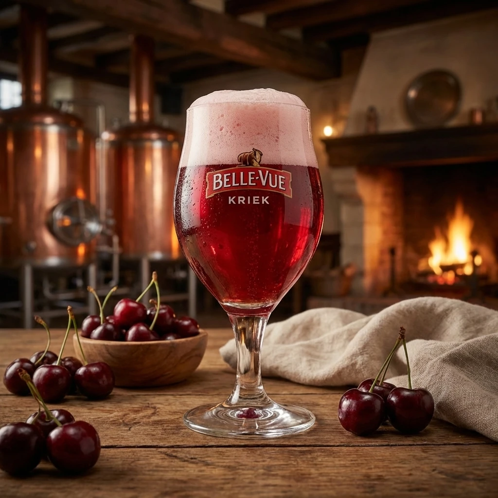 Kriek ølglass 25cl i gaveeske 220112A by BELGIAN BEER GLASSES color Svart
