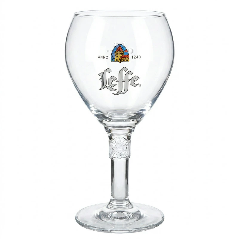 Leffe Ølglass 33 cl i Gaveeske 220123 by BELGIAN BEER GLASSES color Svart