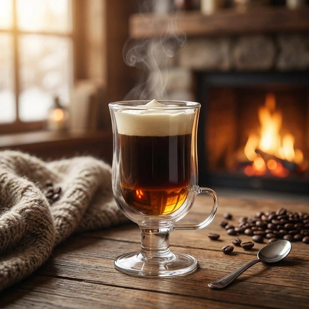 Irish Coffee Glass Termoglass Dobbeltvegget 24 cl 9939080 by COSY & TRENDY color Svart