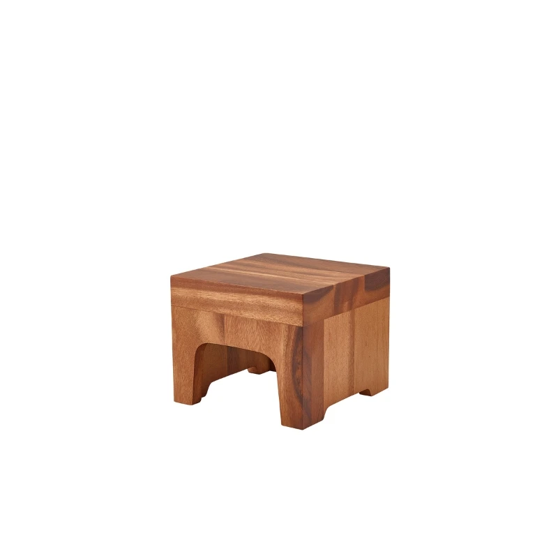 GenWare Acacia Wood Displayblokk 21 x 17 cm RSR-WBB2117 by Genware color Svart