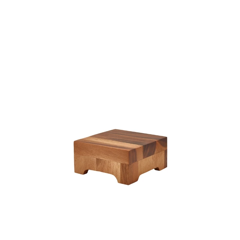 GenWare Acacia Wood Displayblokk 21 x 10 cm RSR-WBB2110 by Genware color Svart