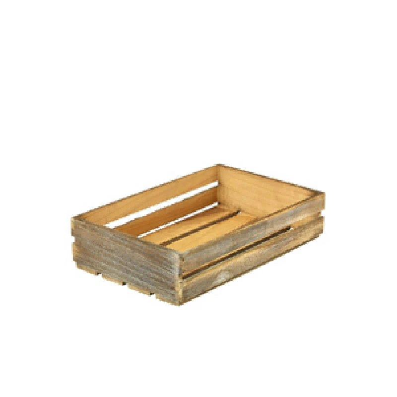 Genware Dark Rustic Trekasse 35 x 23 x 8 cm TR225 by Genware color Svart