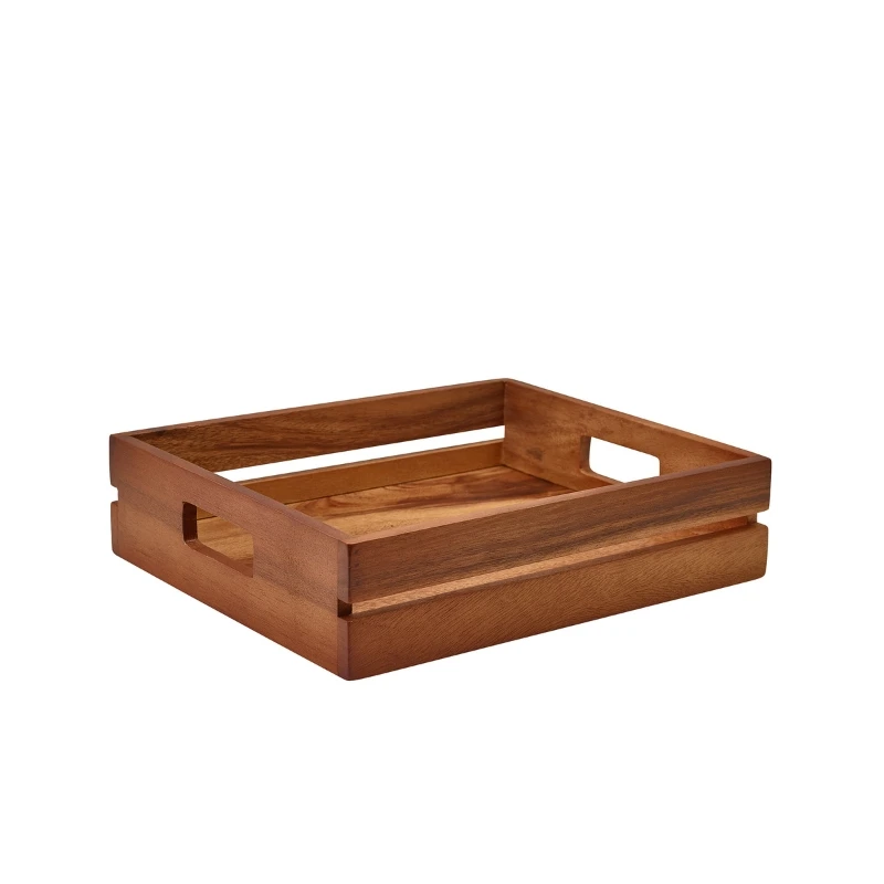 GenWare Acacia Wood Lav boks/opphøyer GN 1/2 RSR-WL3226 by Genware color Svart