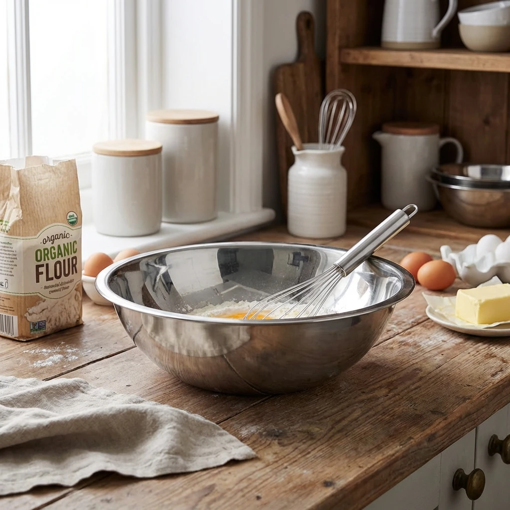 Genware Mixing Bowl S/St. 4 liter 2045 by Genware color Svart