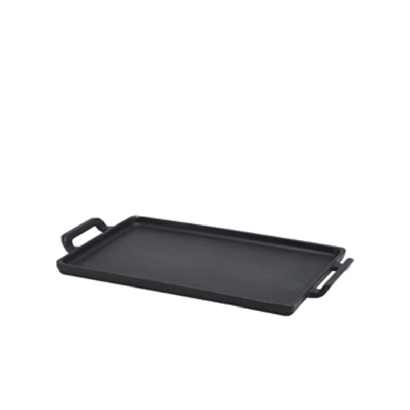 GenWare Cast Iron Rektangulært fat 25 x 15,5 cm C2515 by Genware color Svart