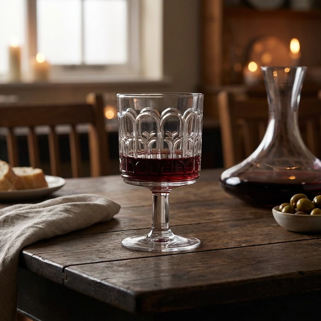 Archie Wine Glass 30 cl/10,6 oz ARH730KH by Genware color Svart
