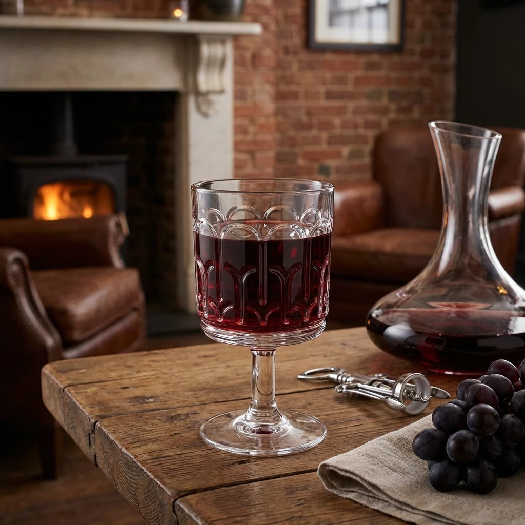 Archie Wine Glass 30 cl/10,6 oz ARH730KH by Genware color Svart