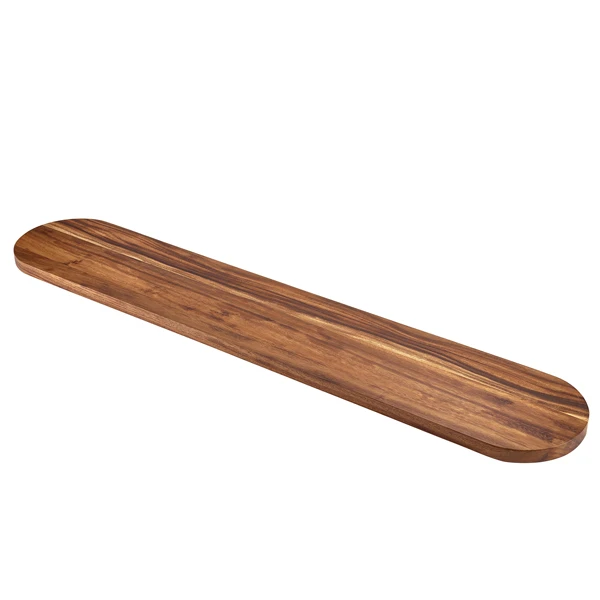 GenWare Acacia Wood Sokkel 120 x 22 cm WPLN12022 by Genware color Svart