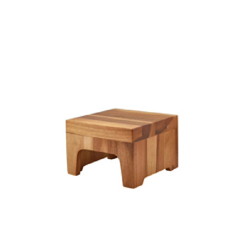 GenWare Acacia Wood Displayblokk 25 x 17 cm RSR-WBB2517 by Genware color Svart