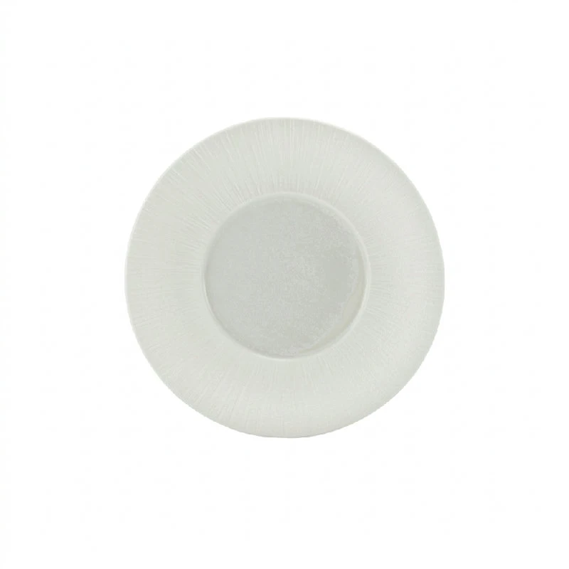 Incise Porcelain Lucine Dyp vinget tallerken 26 cm WDP-PLC26 by Genware color Svart