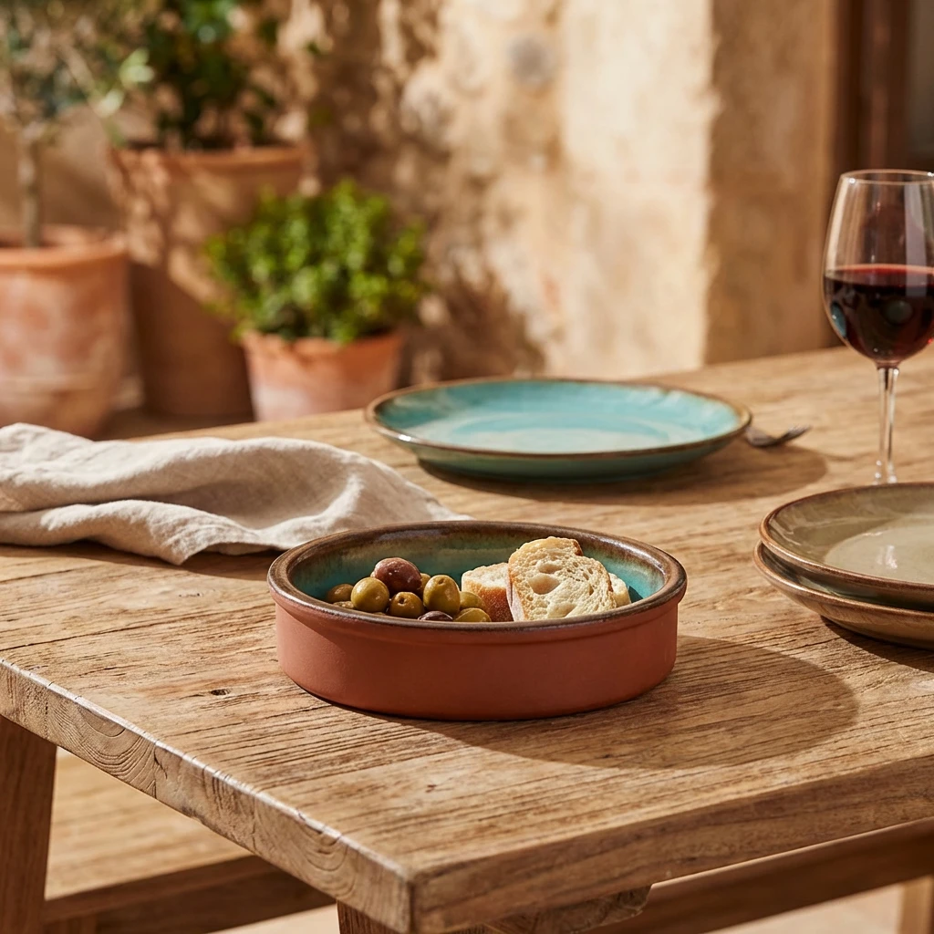 Sabrosa Fresco Tapastallerken 11 cm SBR-TD11F by Genware color Svart