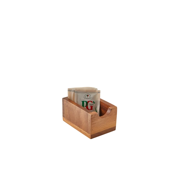 GenWare Acacia Wood Sachet-holder WDSH7 by Genware color Svart