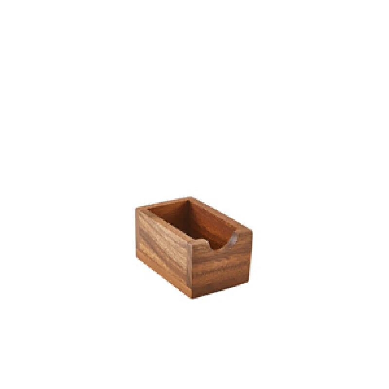 GenWare Acacia Wood Sachet-holder WDSH7 by Genware color Svart