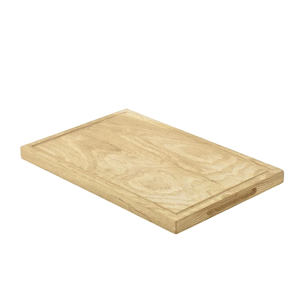 Oak Wood serveringsbrett 34 x 22 x 2 cm WSBK3422 by Genware color Svart