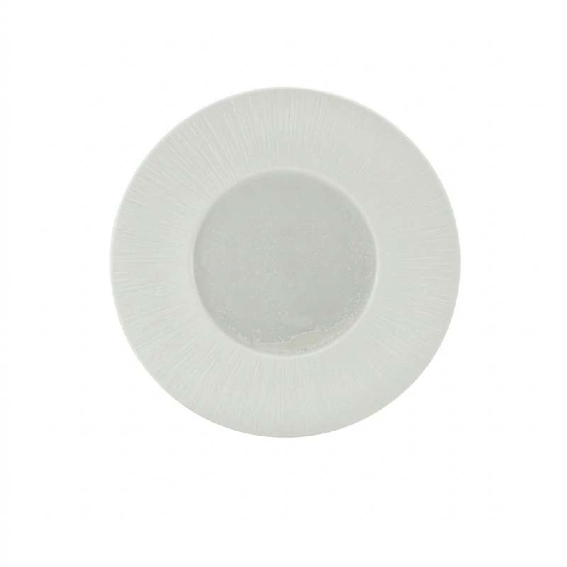 Incise Porcelain Lucine tallerken med vinger 28,5 cm WP-PLC28 by Genware color Svart
